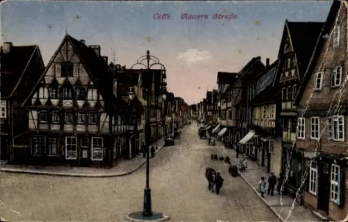 Ak Celle in Niedersachsen, Mauern Straße