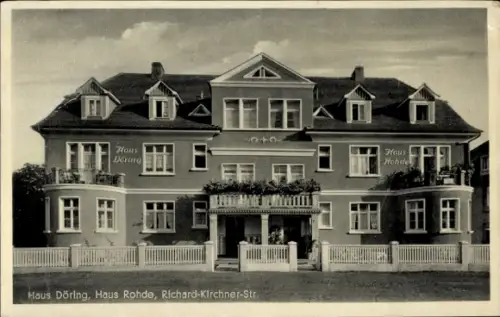 Ak Bad Wildungen in Hessen, Haus Döring, Haus Rohde, Richard-Kirchner-Str., 