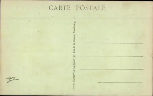 Ak Strasbourg Straßburg Elsass Bas Rhin, Temple Israélite