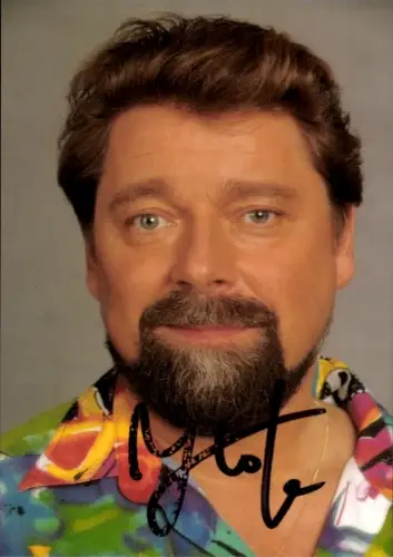 Ak Schauspieler und Sänger Jürgen von der Lippe, Portrait, Autogramm