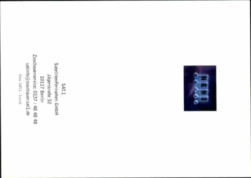 Autogrammkarte Moderatorin Susan Stahnke, Portrait, Autogramm