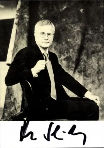 Ak Moderator Harald Schmidt, Portrait, Autogramm