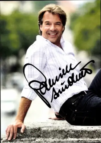 Autogrammkarte Sänger Patrick Lindner, Portrait, Autogramm