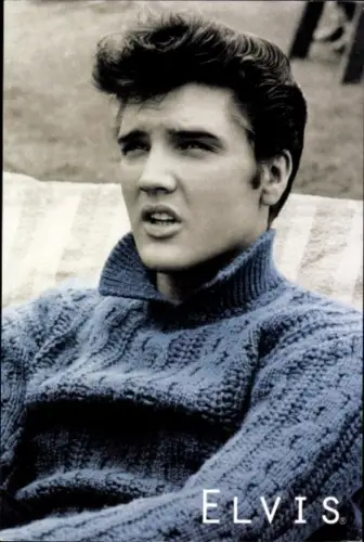 Ak Schauspieler und Sänger Elvis Presley, Portrait