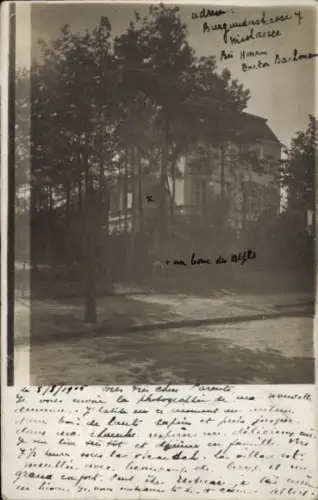 Foto Ak Berlin Zehlendorf Nikolassee, Burgunder Straße 7