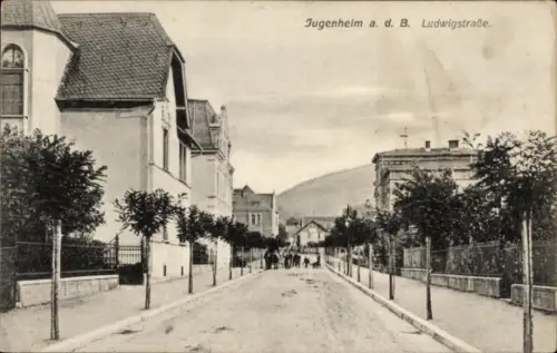 Ak Jugenheim an der Bergstrasse Hessen, Ludwigstraße