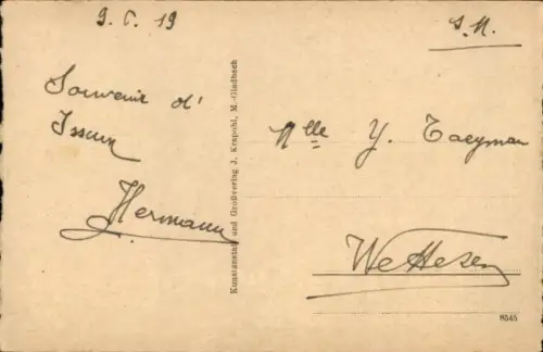 Ak Issum am Niederrhein, Molkerei