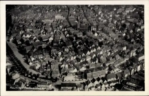 Ak Reutlingen in Württemberg, Luftaufnahme