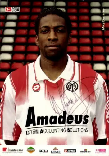 Autogrammkarte Mike Duhaney, 1. FSV Mainz 05, Portrait, Autogramm
