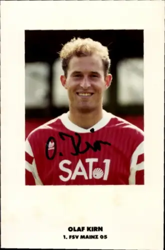 Autogrammkarte Olaf Kirn, 1. FSV Mainz 05, Autogramm