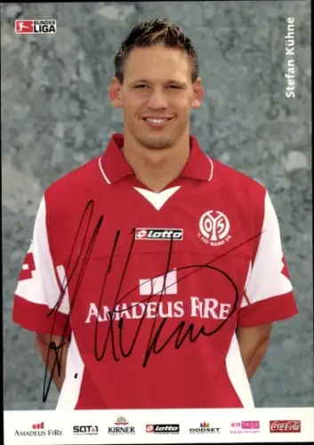 Autogrammkarte Stefan Kühne, 1. FSV Mainz 05, Autogramm
