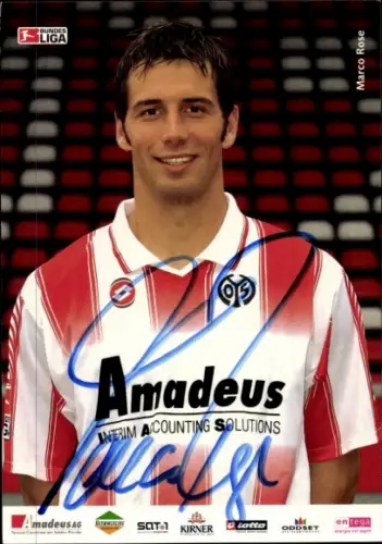 Autogrammkarte Marco Rose, 1. FSV Mainz 05, Autogramm