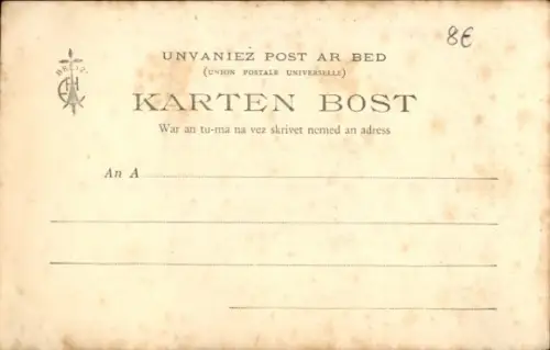 CPA Le Barde Breton, Th. Botrel et Madame Botrel