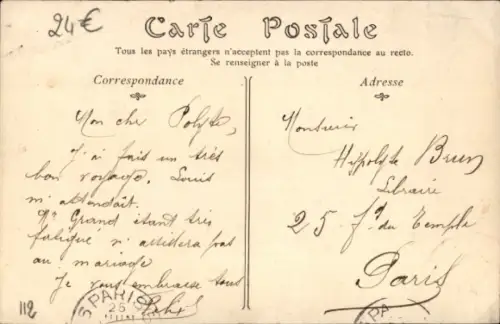 CPA Paysanne Basquaise, Esel