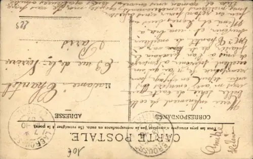 CPA Paysanne et Fileuse d'Auvergne, Frauen in Tracht