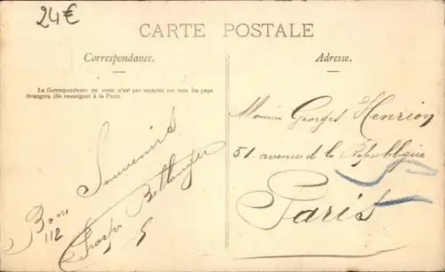 CPA Les Pyrenees, Mann in Tracht