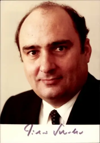 Ak Politiker Dr. Dieter Schulte, Portrait, Autogramm