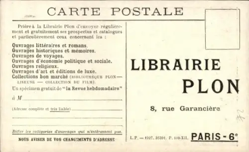 Ak Autor Henri Massis, Portrait