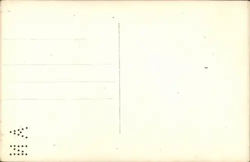 Ak Miss England, Rückenansicht