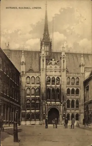 PC London City England, Entrance, Guildhall