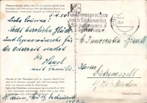 Ak München, Theatinerkirche