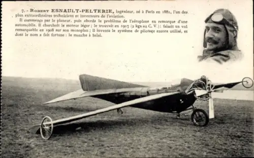 CPA Aviation, Robert Esnault-Pelterie, ingenieur