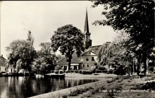 Ak Broek in Waterland Nordholland Niederlande, Havenrak