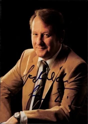 Ak Schauspieler Gerd Fitz, Portrait, Autogramm