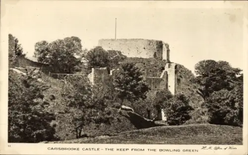 Ak Carisbrooke Isle of Wight England, Castle