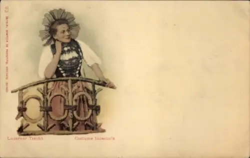 Ak Schweiz, Luzerner Tracht