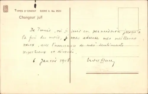 Ak Changeur de monaie, Münzen, Geld