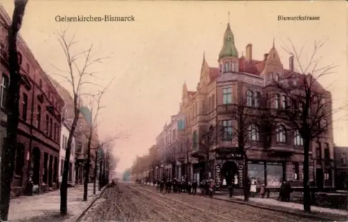 Ak Bismarck Gelsenkirchen im Ruhrgebiet, Bismarckstraße