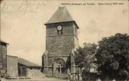 Ak Bourcq Ardennes, Kirche