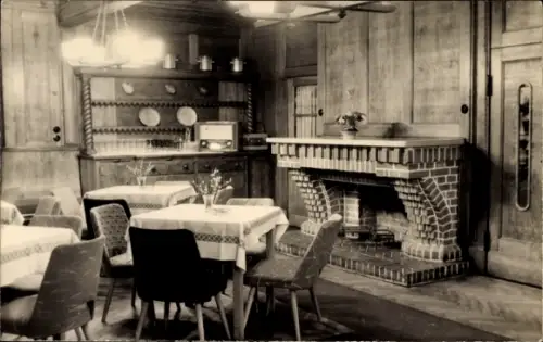 Foto Ak Oberhof im Thüringer Wald, HOG Luisensitz, Speiseraum