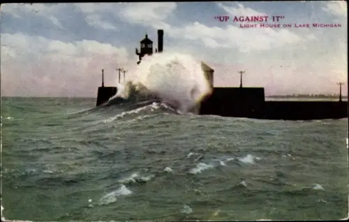 Ak Lake Michigan USA, Lighthouse