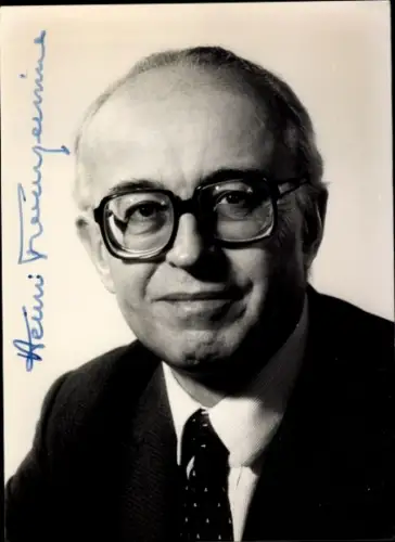 Foto Diplomat Henri Froment-Meurice, Autogramm