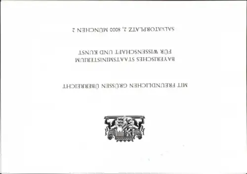 Autogrammkarte Politiker Wolfgang Wild, Autogramm