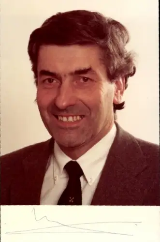 Foto Politiker Ruud Lubbers, Niederlande, Portrait, Autogramm