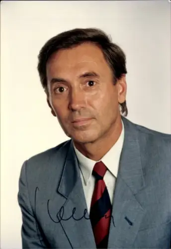 Ak Politiker Klaus Gollert, FDP, Portrait, Autogramm