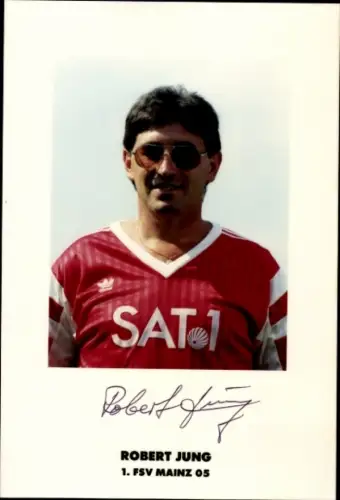 Autogrammkarte Robert Jung, 1. FSV Mainz 05, Autogramm