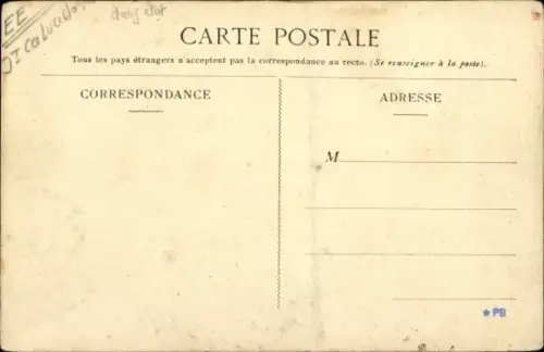Ak Isigny sur Mer Calvados, Hôtel de France Richardot, vue extérieure, charrette et cheval