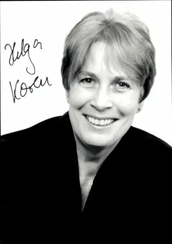 Ak Schauspielerin Helga Koren, Portrait, Autogramm