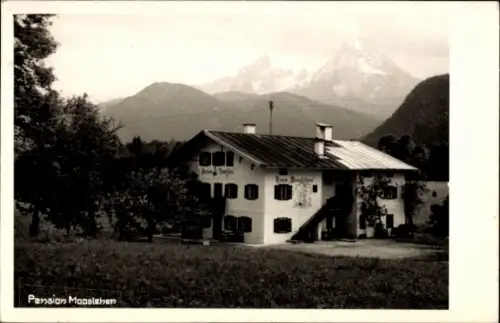 Ak Schönau am Königssee Oberbayern, Pension Mooslehen