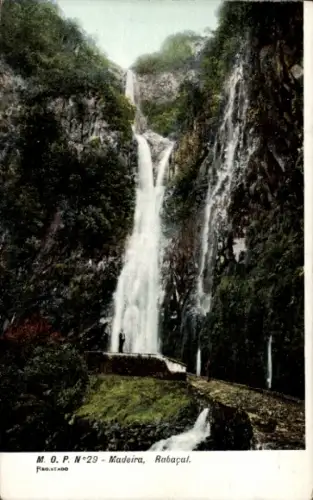 Ak Insel Madeira Portugal, Rabacal, Wasserfall