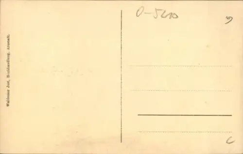Ak Arnstadt in Thüringen, An der Weiße