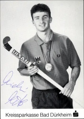 Foto Hockeyspieler Michael Metz, Autogramm
