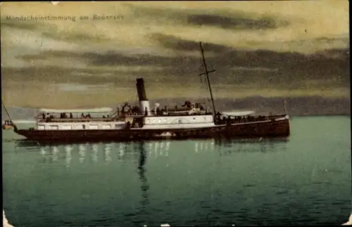 Ak Bodensee, Dampfer Württemberg
