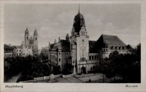 Ak Magdeburg an der Elbe,  Museum
