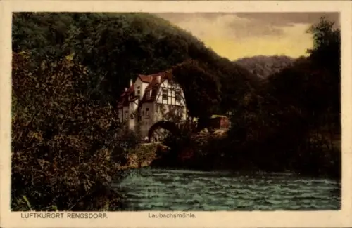 Ak Rengsdorf im Westerwald, Luftkurort  Laubachsmühle, Wasser, Natur