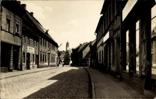 Ak Rothenburg in der Oberlausitz, Blick in die Thälmannstraße